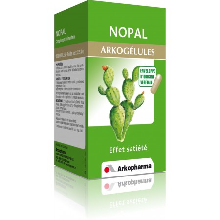 Arkogélules Nopal 45 Gélules - Effet Satiétant et Capteur de Graisse