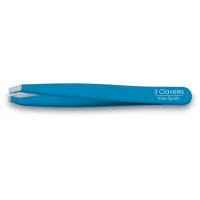 3 Claveles Pince à Epiler Crabe Colorée 9 cm - Pour Epiler les Sourcils