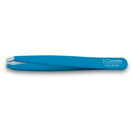 3 Claveles Pince à Epiler Crabe Colorée 9 cm - Pour Epiler les Sourcils