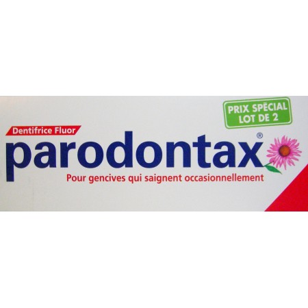Parodontax Dentifrice Lot de 2 - Pour les Gencives Qui Saignent