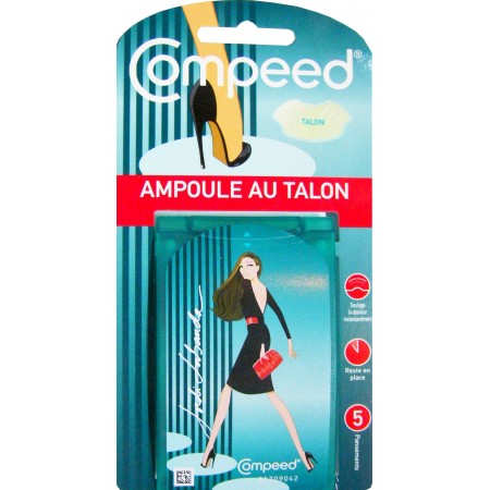 Compeed Pansements Ampoules Moyen Format - Contre les Ampoules au Talon