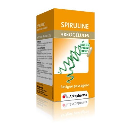ArkoGélules Spiruline 45 Gélules - Contre la Fatigue