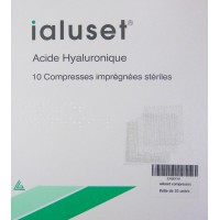 Ialuset Compresses Stériles 10x10 - Acide Hyaluronique