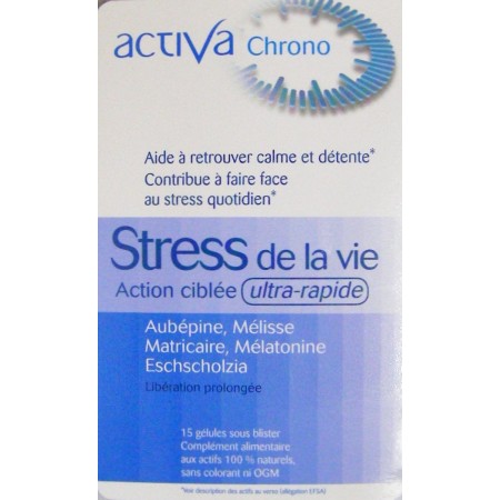 Activa Chrono Stress de la Vie - Pour retrouver Calme et Détente