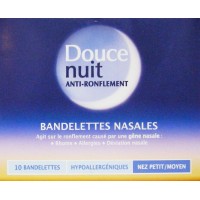 Douce Nuit 10 Petites Bandelettes Nasales - Anti-Ronflement