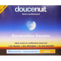 Douce Nuit 20 Grandes Bandelettes Nasales - Anti-Ronflement