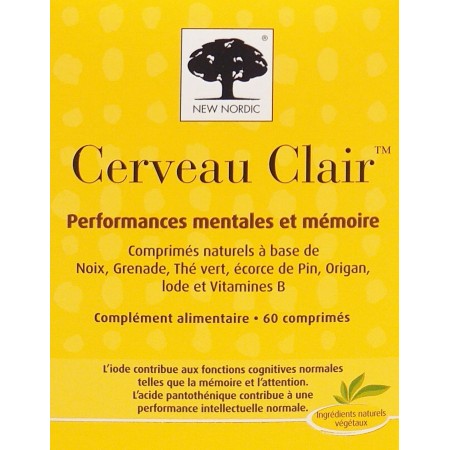 New Nordic Cerveau Clair - Performances Mentales et Mémoire