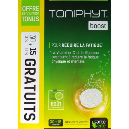 Santé Verte Toniphyt Boost Offre Découverte - Pour Lutter contre la Fatigue