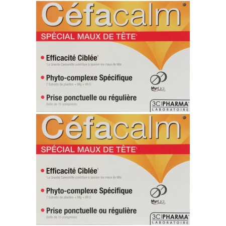 Cefacalm - Contre le Mal de Tête