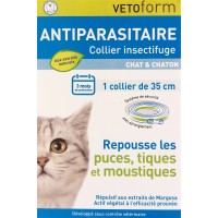 Vetoform Antiparasitaire - Collier pour Chats et Chatons