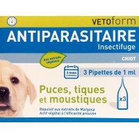 Vetoform Antiparasitaire Naturel - Pipettes pour Chats et Chatons