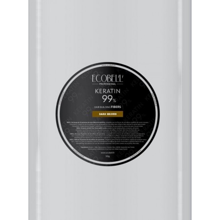 Ecobell Poudre de Cheveux Volumatrice Recharge 50g - Châtain Foncé