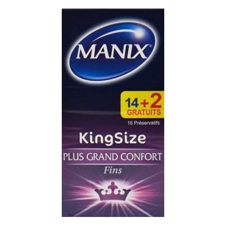 Manix King Size - Préservatifs Grande Taille