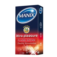 Manix Xtra Pleasure 14 Préservatifs - Plaisir Intense