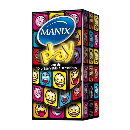 Manix Play - Jeu de 16 Préservatifs à Sensations