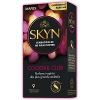 Manix Skyn Cocktail Club 9 Préservatifs - Entièrement Parfumés