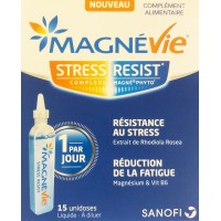 MagnéVie Stress Resist 15 Unidoses - Contre le Stress et la Fatigue