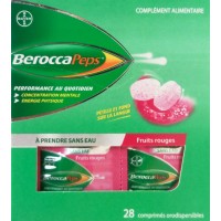 BeroccaPeps Fruits Rouges 28 Comprimés Orodispersibles - Performance au Quotidien