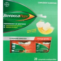BeroccaPeps Orange Givrée 28 Comprimés Orodispersibles - Performance au Quotidien