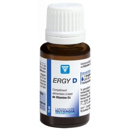 Nutergia Ergy D 15 ml - Apport de Vitamine D