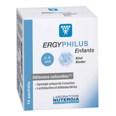 Ergyphilus Enfants 14 Sachets - Equilibre de la Flore Intestinale