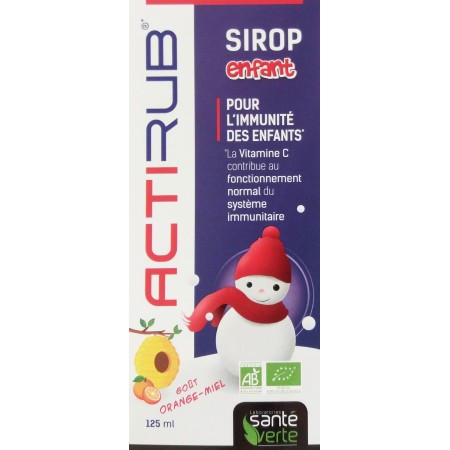 Santé Verte Actirub Sirop Enfant - Pour l'Immunité des Enfants