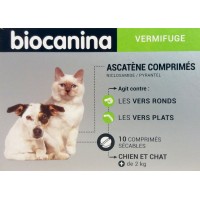 Biocanina Ascatène - Vermifuge pour Chiens et Chats