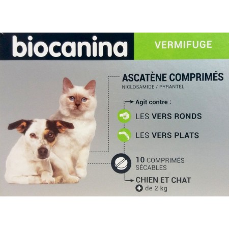 Biocanina Ascatène - Vermifuge pour Chiens et Chats