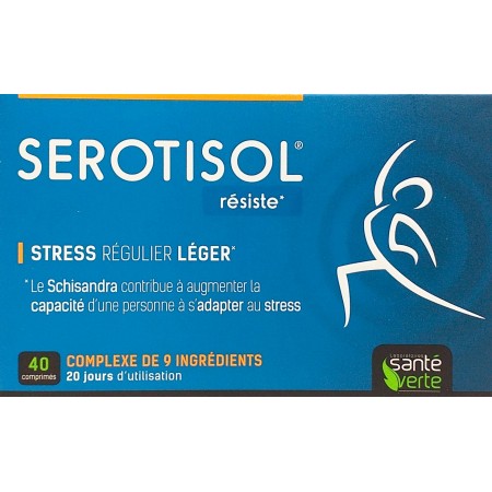Santé Verte Serotisol Résiste - Contre le Stress Régulier Léger