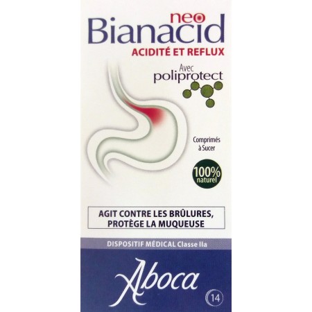 Aboca NeoBianacid 14 Comprimés - Contre le Reflux et l'Acidité