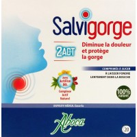 Aboca Salvigorge 2Act Pastilles - Diminue la Douleur et Protège la Gorge