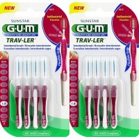 GUM Trav-Ler 1612 - Brossettes Interdentaires Cylindriques 1,4 mm