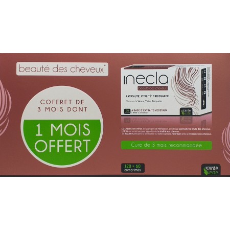 Santé Verte Inecla Beauté des Cheveux - 60 Comprimés