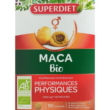 Super Diet Maca Bio 90 Comprimés - Pour les Performances Physiques