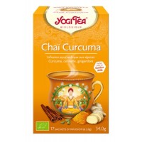 Yogi Tea Chai Curcuma - Bienfaisante, Puissante, Complexe