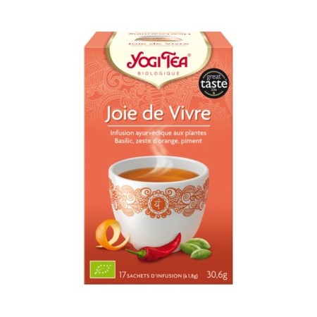 Yogi Tea Joie de Vivre - Valorisant, Stimulant, Inspirant