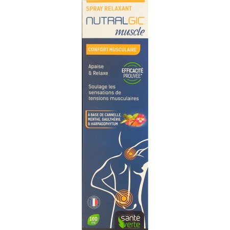 Santé Verte Nutralgic Muscle Spray Relaxant - Pour le Confort Musculaire