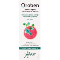 Aboca Oroben Gel Oral - Pour les Petites Plaies de la Bouche