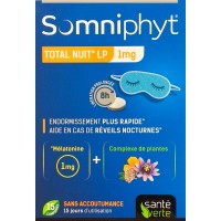 Santé Verte SomniPhyt Total Nuit LP 1 mg - 15 Comprimés