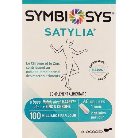 Symbiosys Satylia 60 Gélules - Métabolisme Normal des Macro-Nutriments