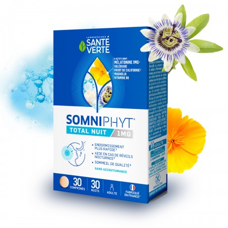 Santé Verte SomniPhyt 30' 30 Comprimés - Pour Aider à S'Endormir