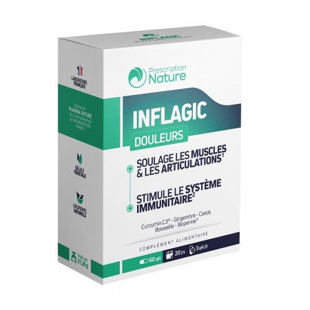 Prescription Nature - Inflagic Douleurs - 60 gélules