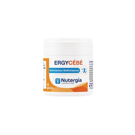 Nutergia Ergycébé - Multivitamines - 30 gélules