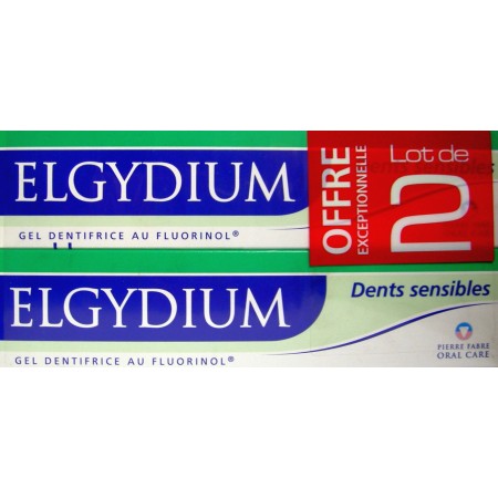 Elgydium Dents Sensibles Lot de 2 - Pour les Dents Fragiles